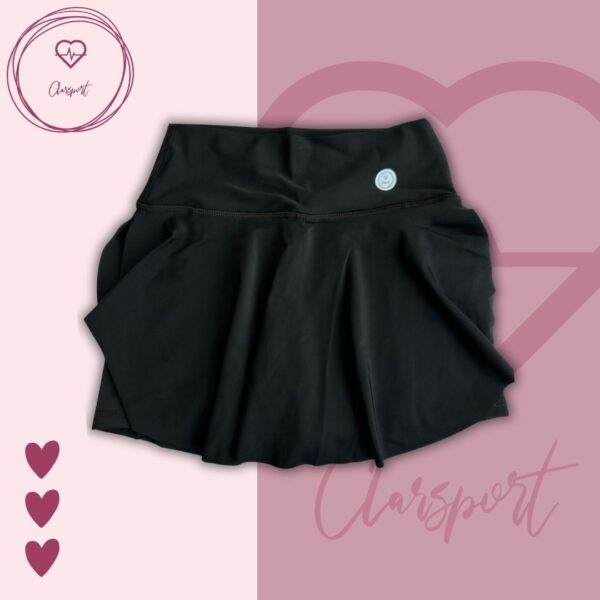 Set falda short negro + top ivette - Imagen 5