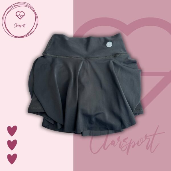Set falda short negro + top dulcinea - Imagen 3