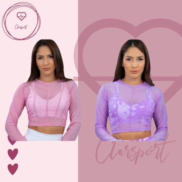 Buzo lila o rosa en mayatex