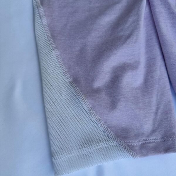 Set en Biker morado claro + top Tiffany blanco - Imagen 3