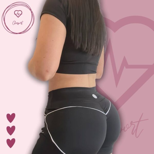 Set en short allana push up + top mangas