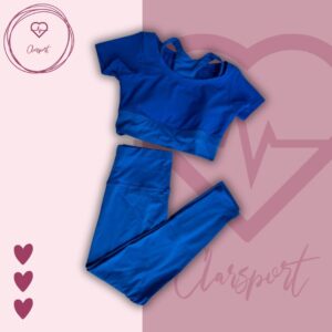 Set capricho azul eléctrico
