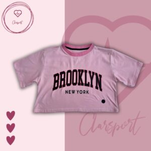 Camiseta deportiva oversize Rosa