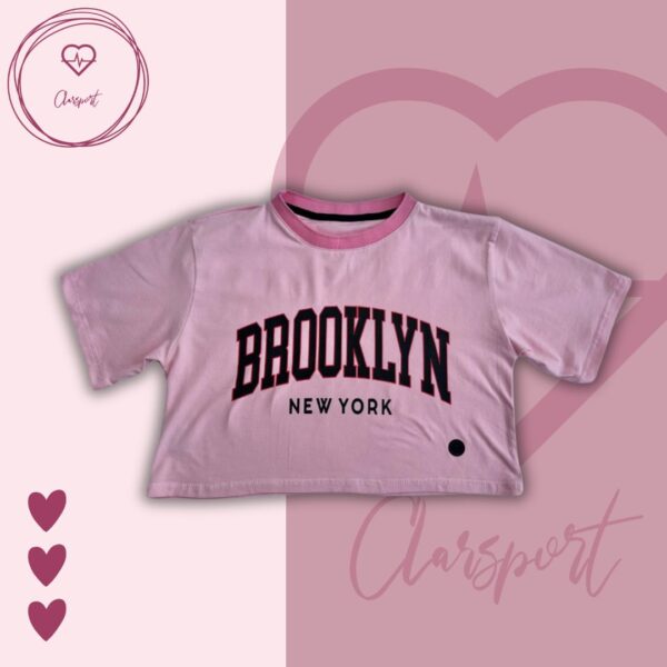 Camiseta deportiva oversize Rosa