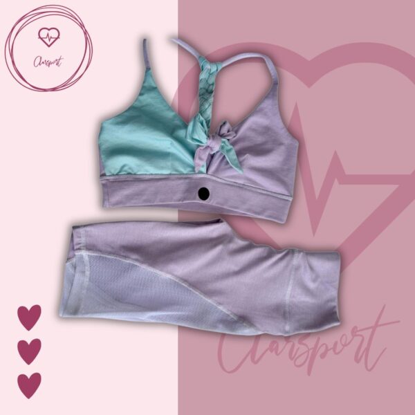 Set en Biker lila - Top Mabel - Imagen 4