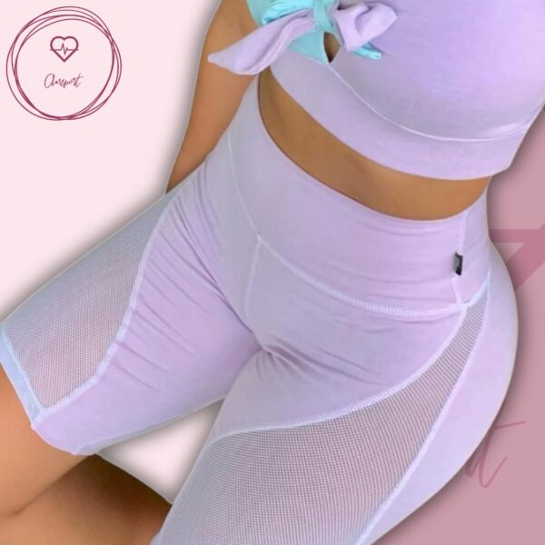 Set en Biker lila - Top Mabel - Imagen 5
