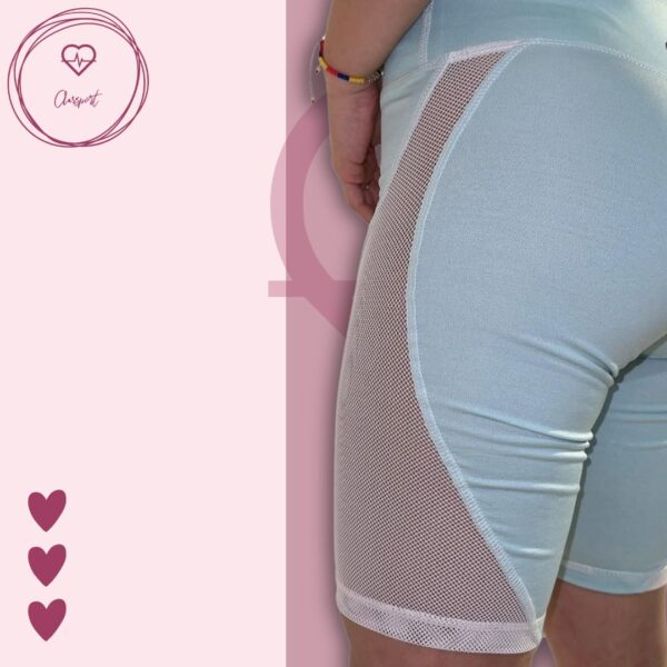 Set en Biker verde menta + top victoria - Imagen 5